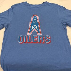 Blue Houston Oilers Graphic T-Shirt